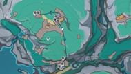 Route #4 for farming Portable Bearing (Image via Sportskeeda Gaming || HoYoverse)